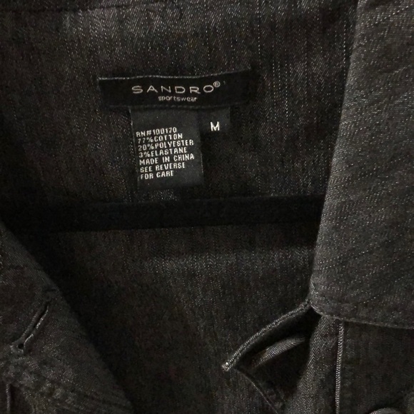 Adorable cropped dark denim jacket Medium - Picture 2 of 6